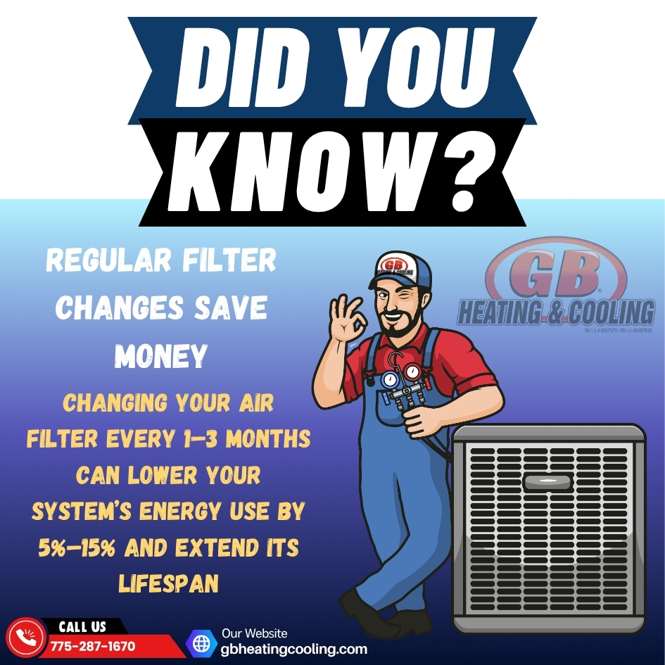 GB heating cooling reno, nv -air filter